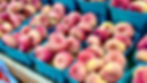 Baskets full of donut (saturn) peaches