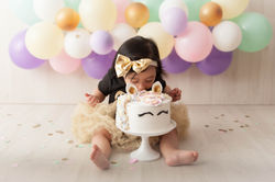 Smash the cake, sesión de 1 año.