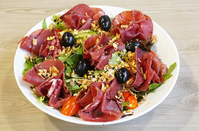 Arranged Food and Objects