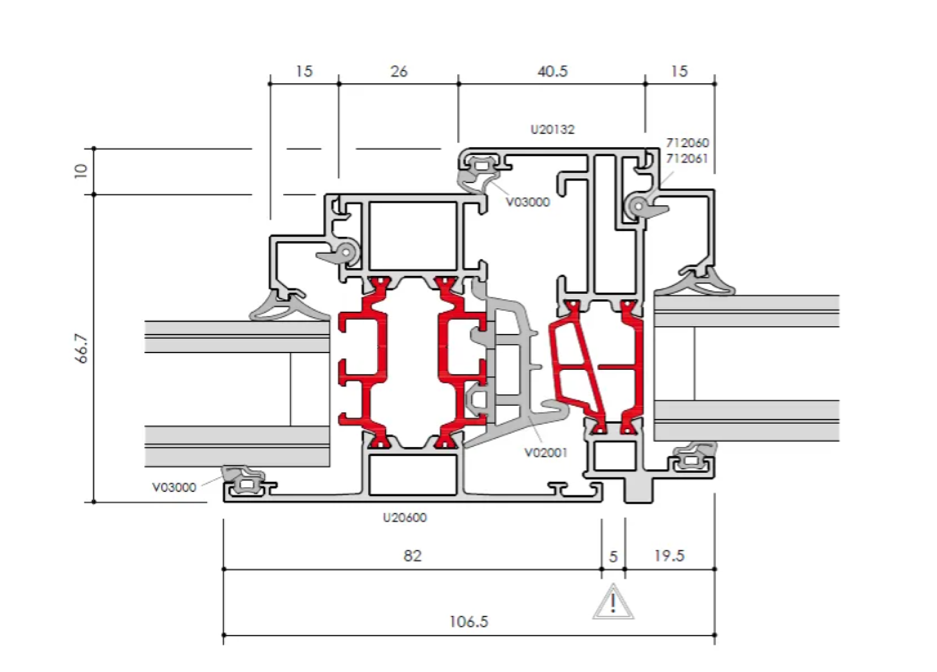 Prerez z prečko Ferro