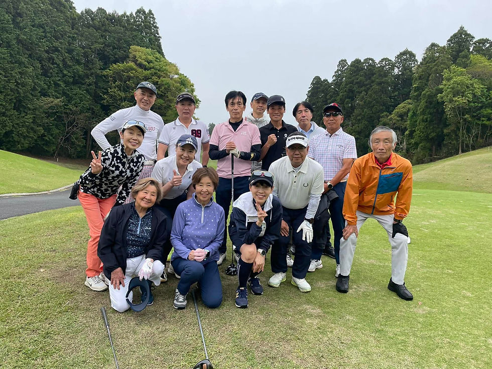 ジョギングクラブのゴルフコンペ開催