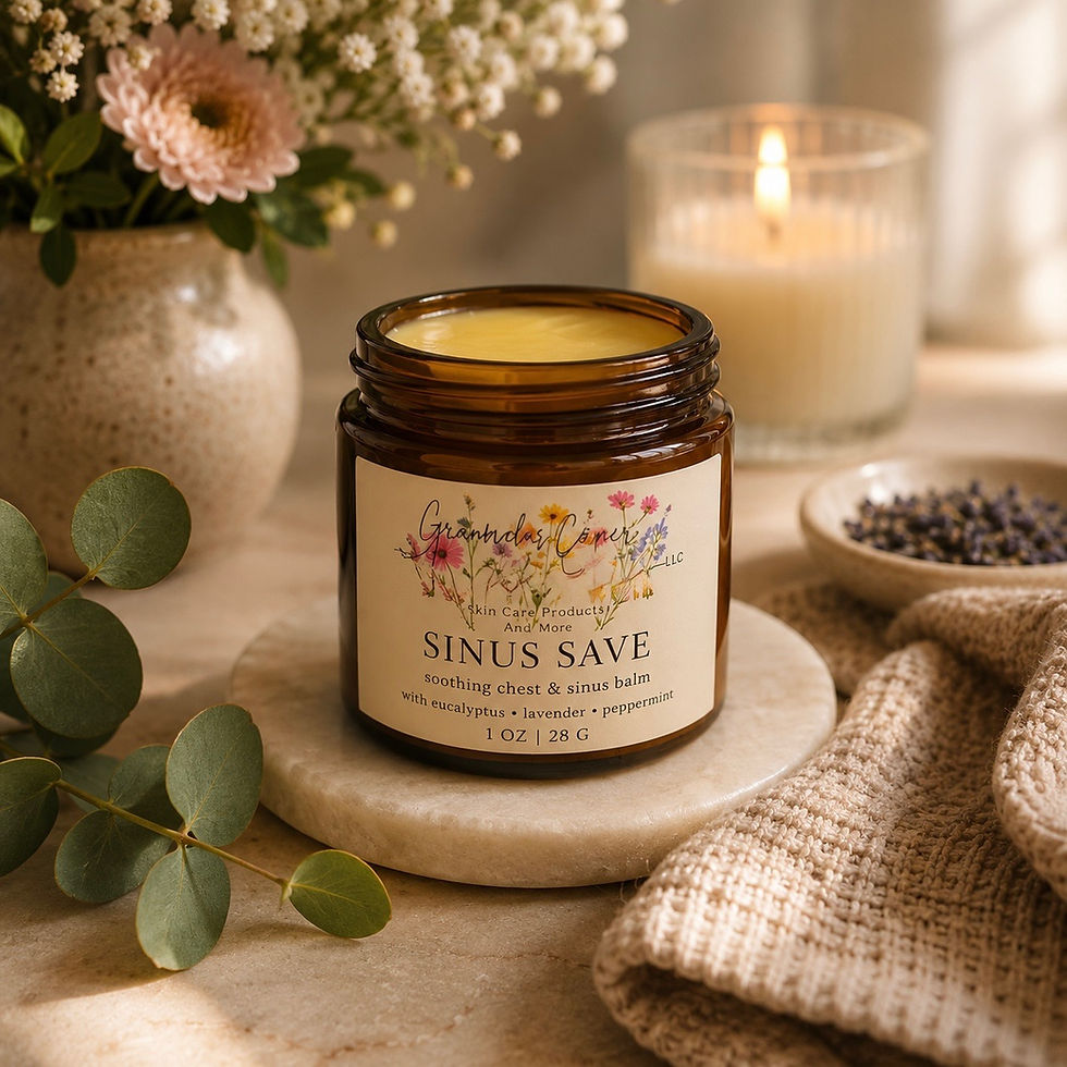Sinus Save soothing chest and sinus balm jar