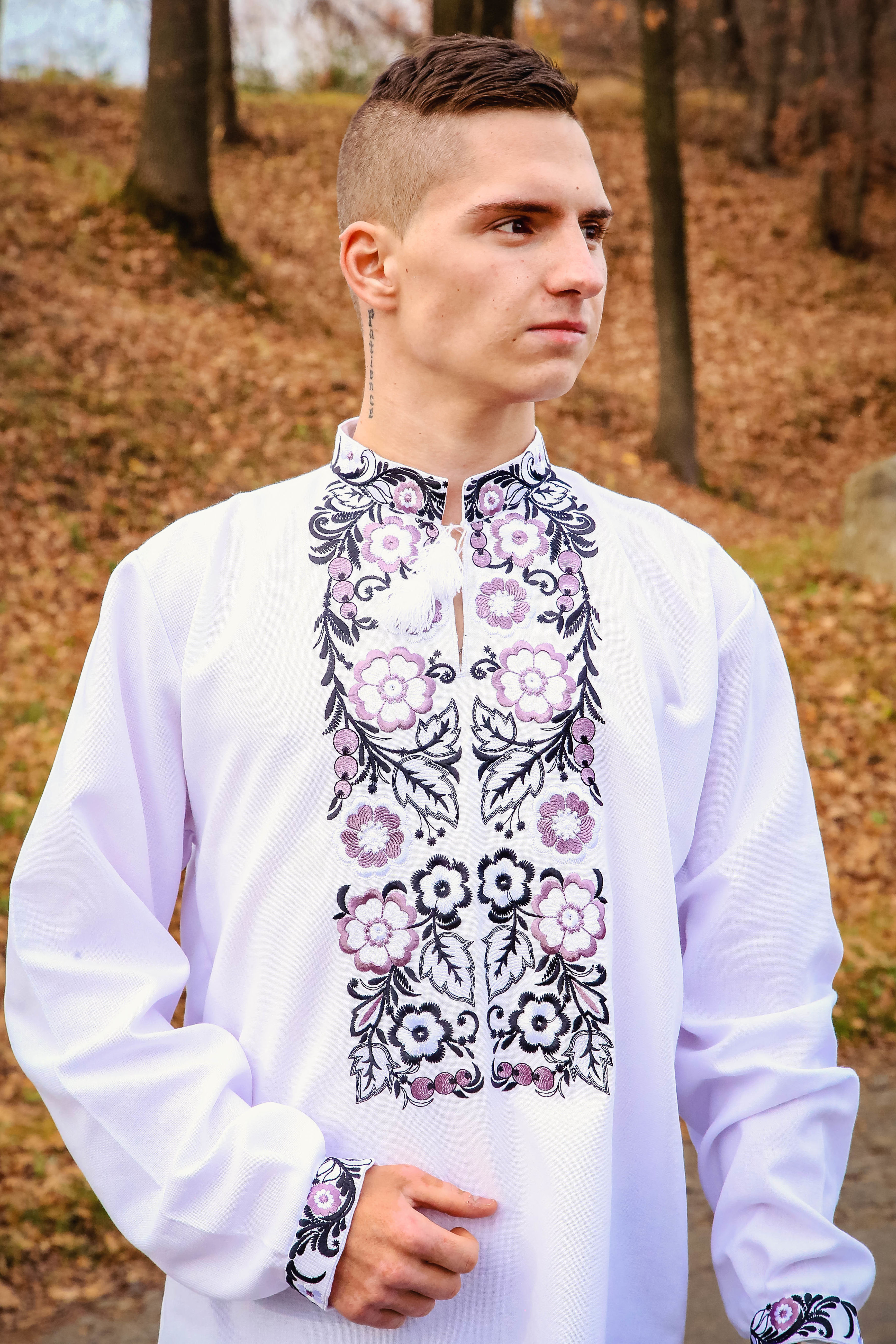 Вишиванка, чоловіча вишита сорочка (Арт. 02180)