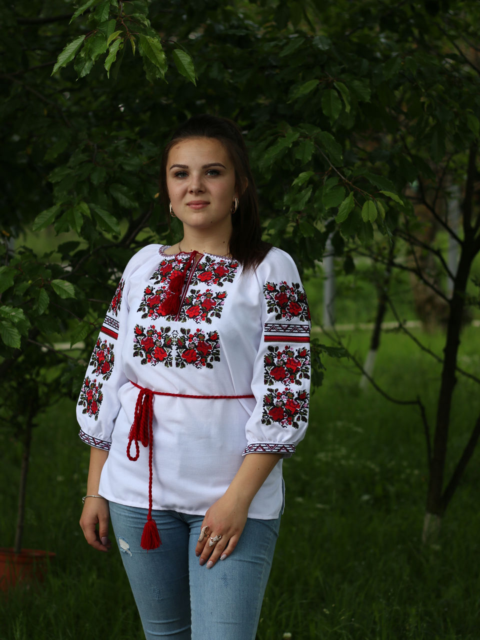 Прев'ю: Вишиванка, жіноча вишивана блузка (Арт. 02263)