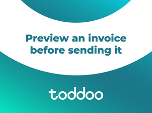 Preview and invoice before sending it