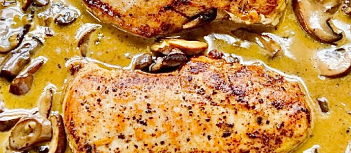 Nana's Creamy Brandy Chicken