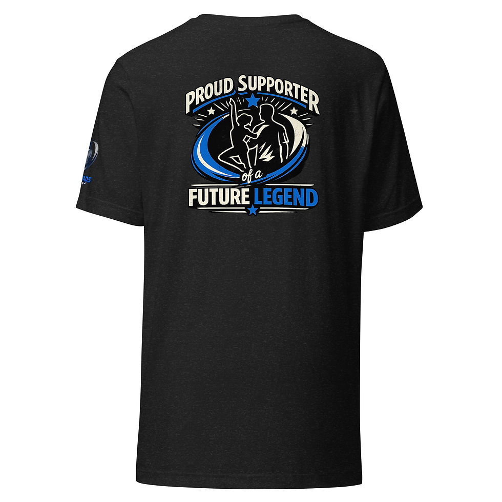 Thumbnail: Unisex t-shirt - DWMD Co Branded - Proud Supporter Of A Future Legend