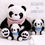 Thumbnail: Stuffed Panda Toy for Girls 5 Pcs.