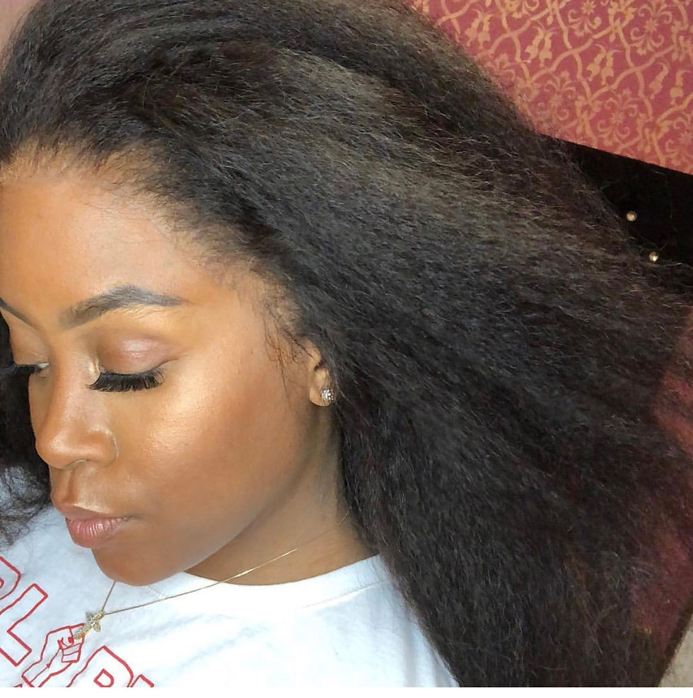 Thumbnail: KINKY STRAIGHT FULL LACE WIG