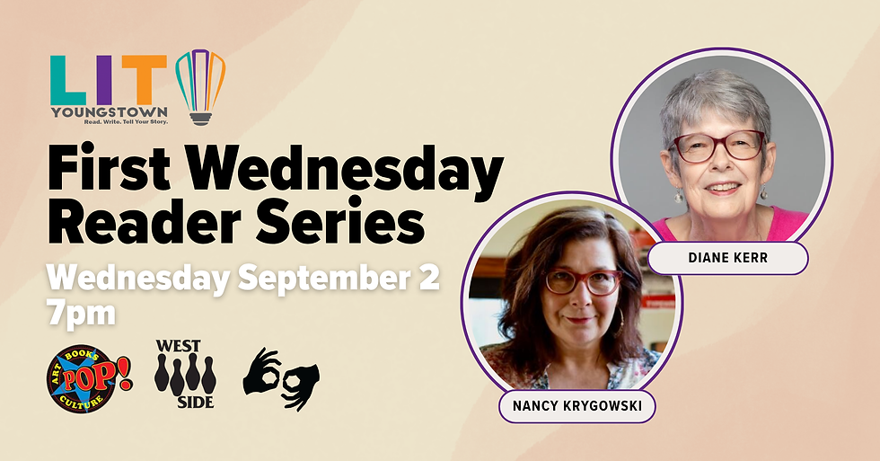 First Wednesday Reader Series: Diane Kerr & Nancy Krygowski (September 2 Westside Bowl)