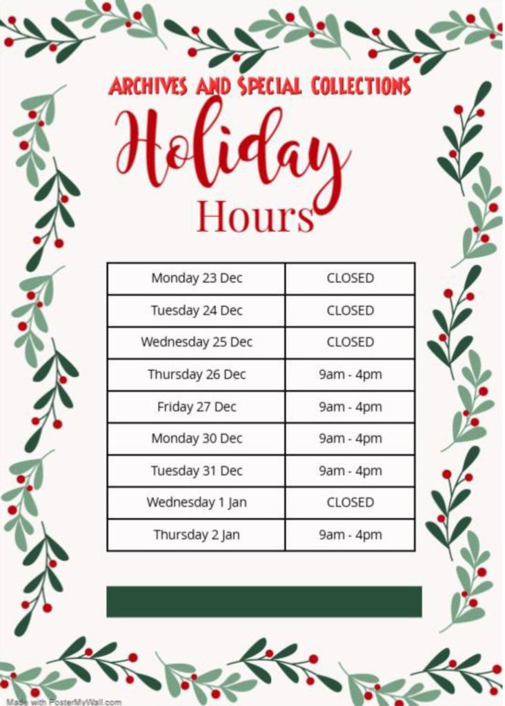 Christmas and New Year's Day 2024 open hours 