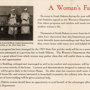 What was occurring at the South Dakota State Fair one hundred years ago?