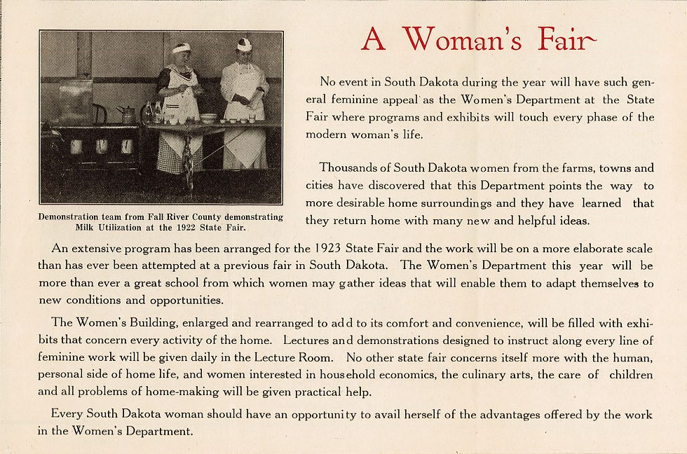 South Dakota State Fair brochure