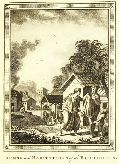 Dress and Habitations of the Floridians