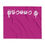 Thumbnail: Pink F Cancer Fleece Blanket with art by Becky Hample