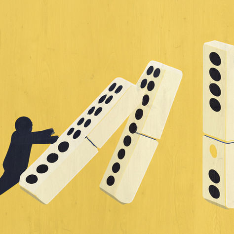 Navigating Media Exhaustion: A game of dominoes