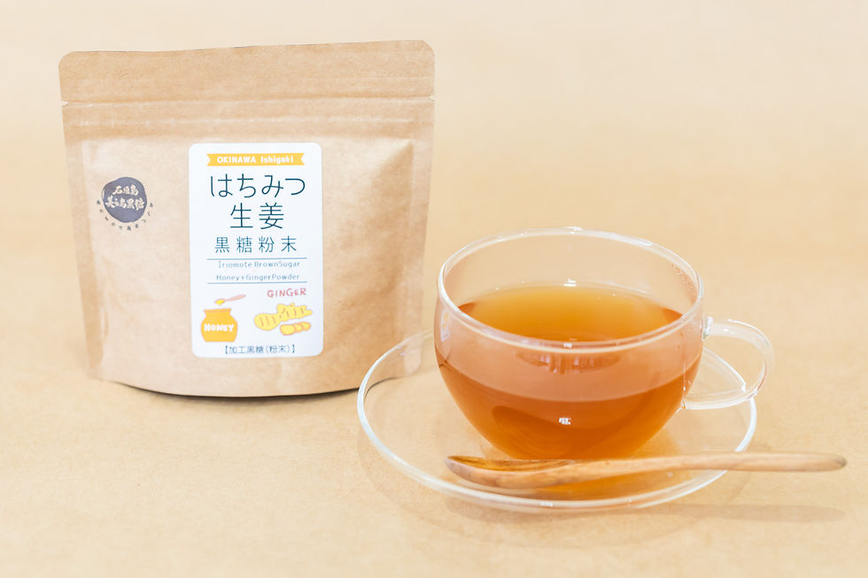 サムネイル： はちみつ生姜黒糖粉末+黒糖ココア　セット