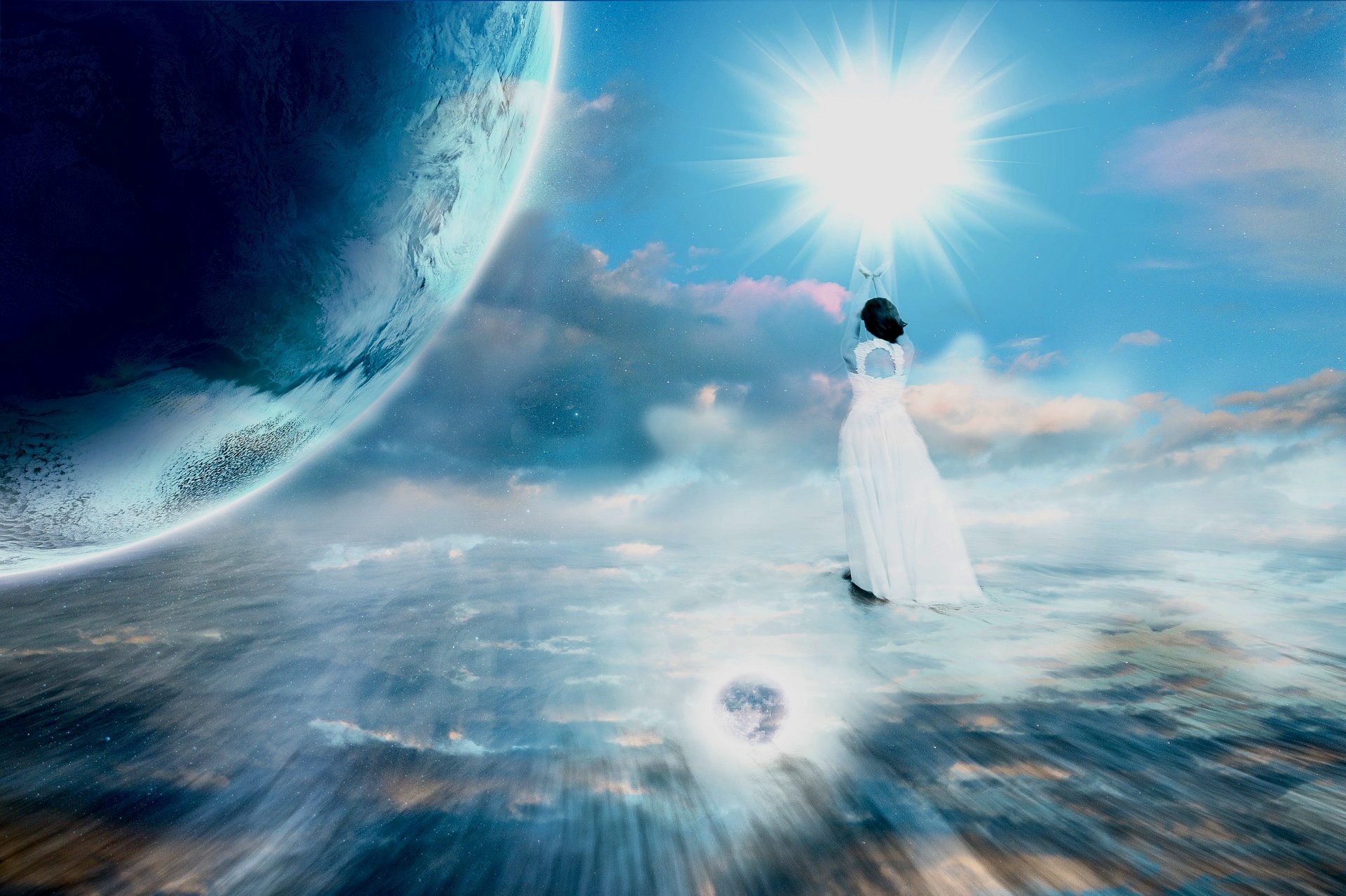 ai produced image depicting spiritism
