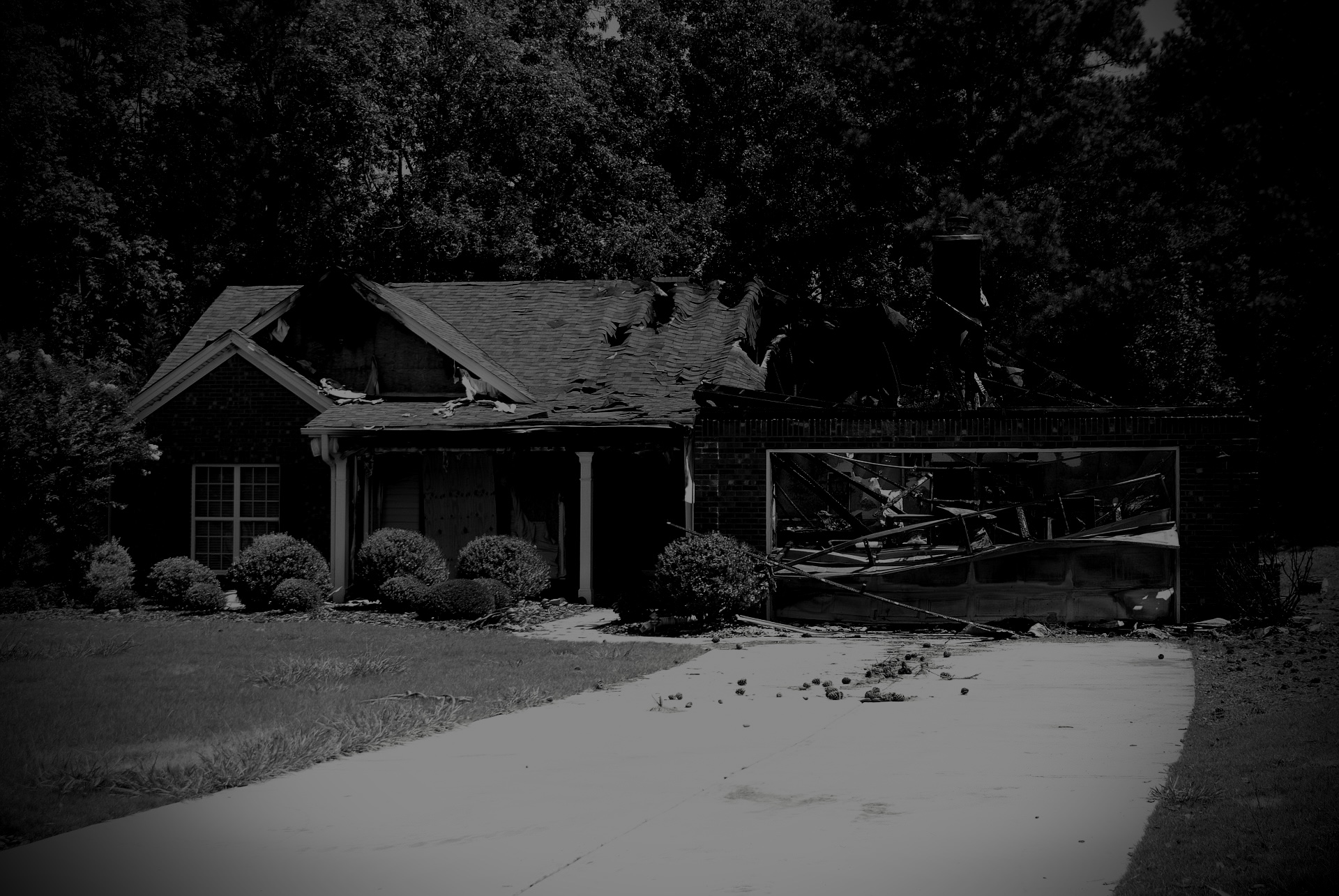 From the Ashes burned out house
