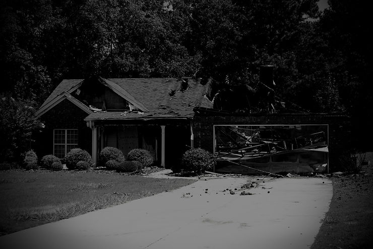 From the Ashes burned out house