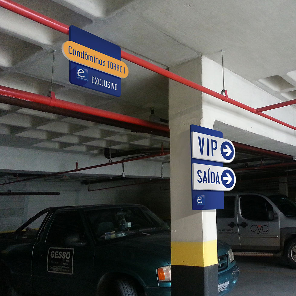 Sinalização Estacionamento