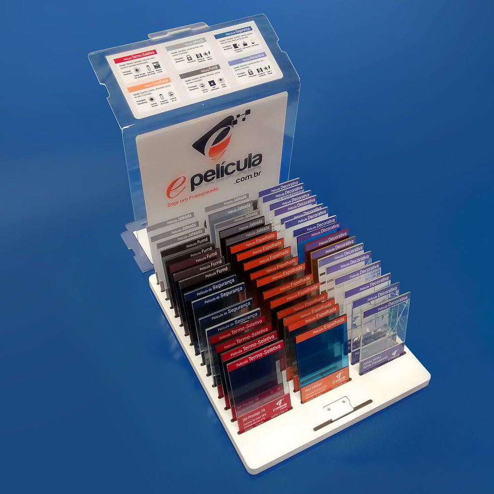 Mostruário Portátil - Material PDV
