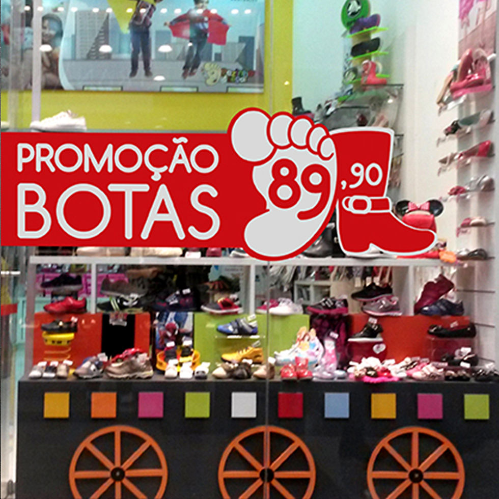 Vitrine Infantil Promoção