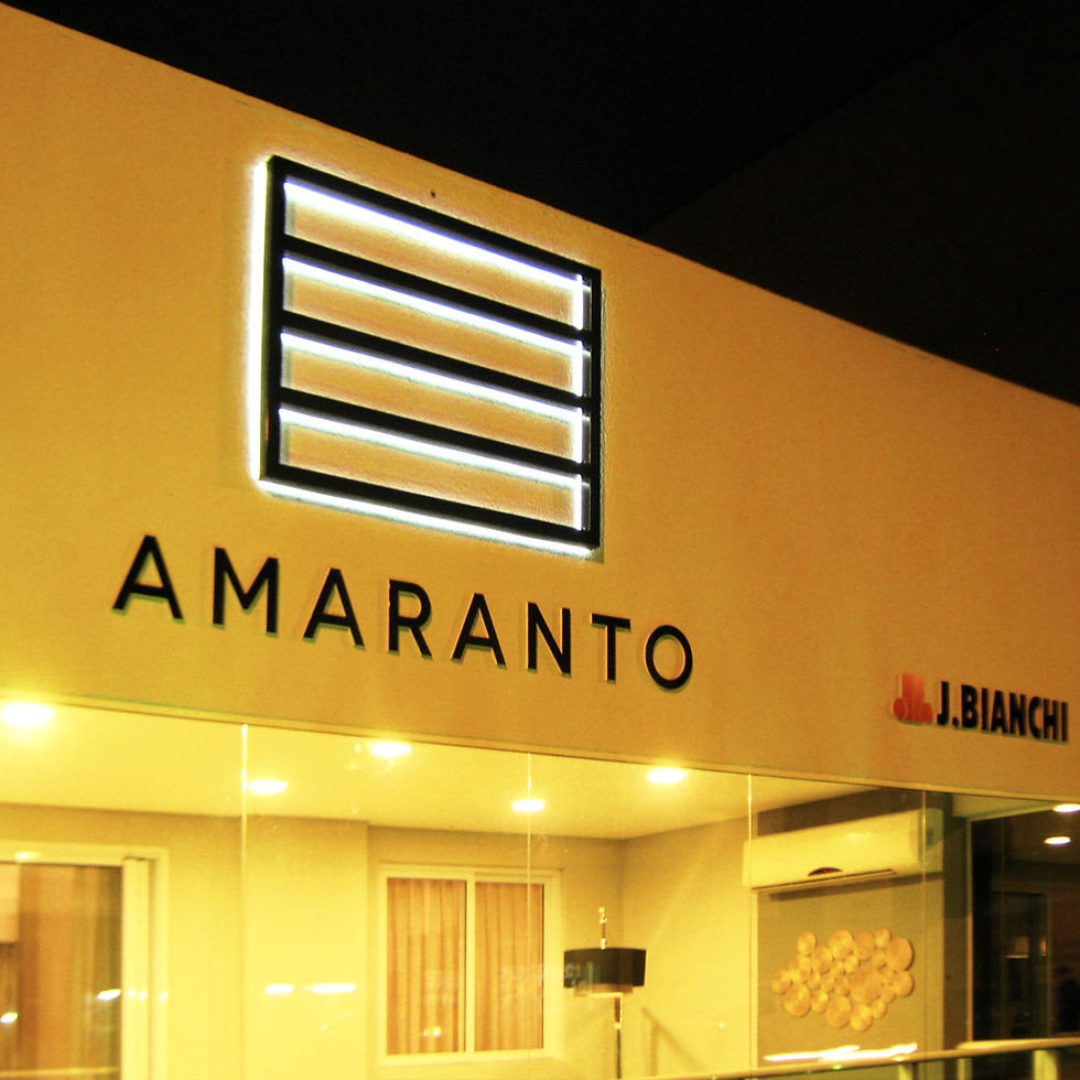 Fachada Luminosa AMARANTO