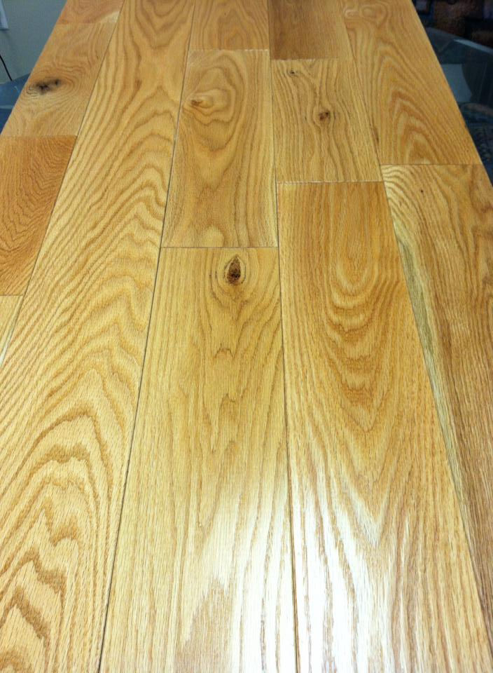 Prefinished oak