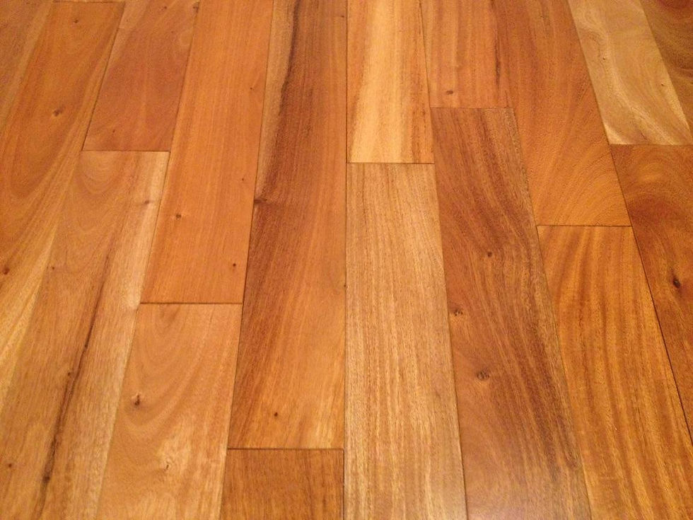 Prefinished mahogany