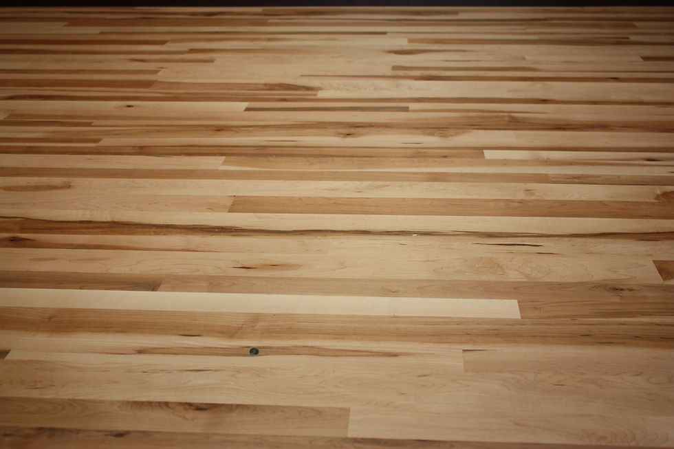 Prefinished hard maple