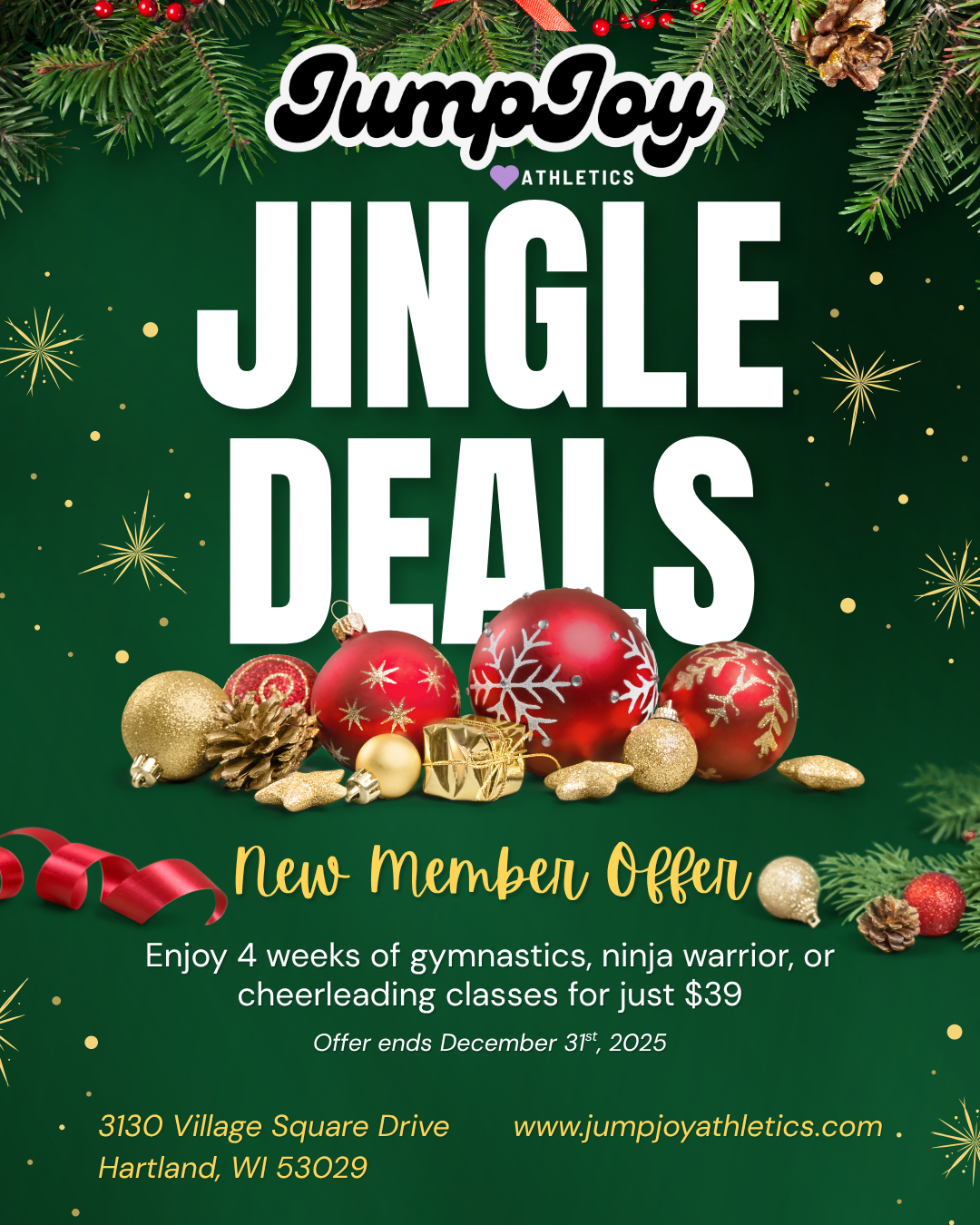 Jingle Deals: 4 Weeks for $39