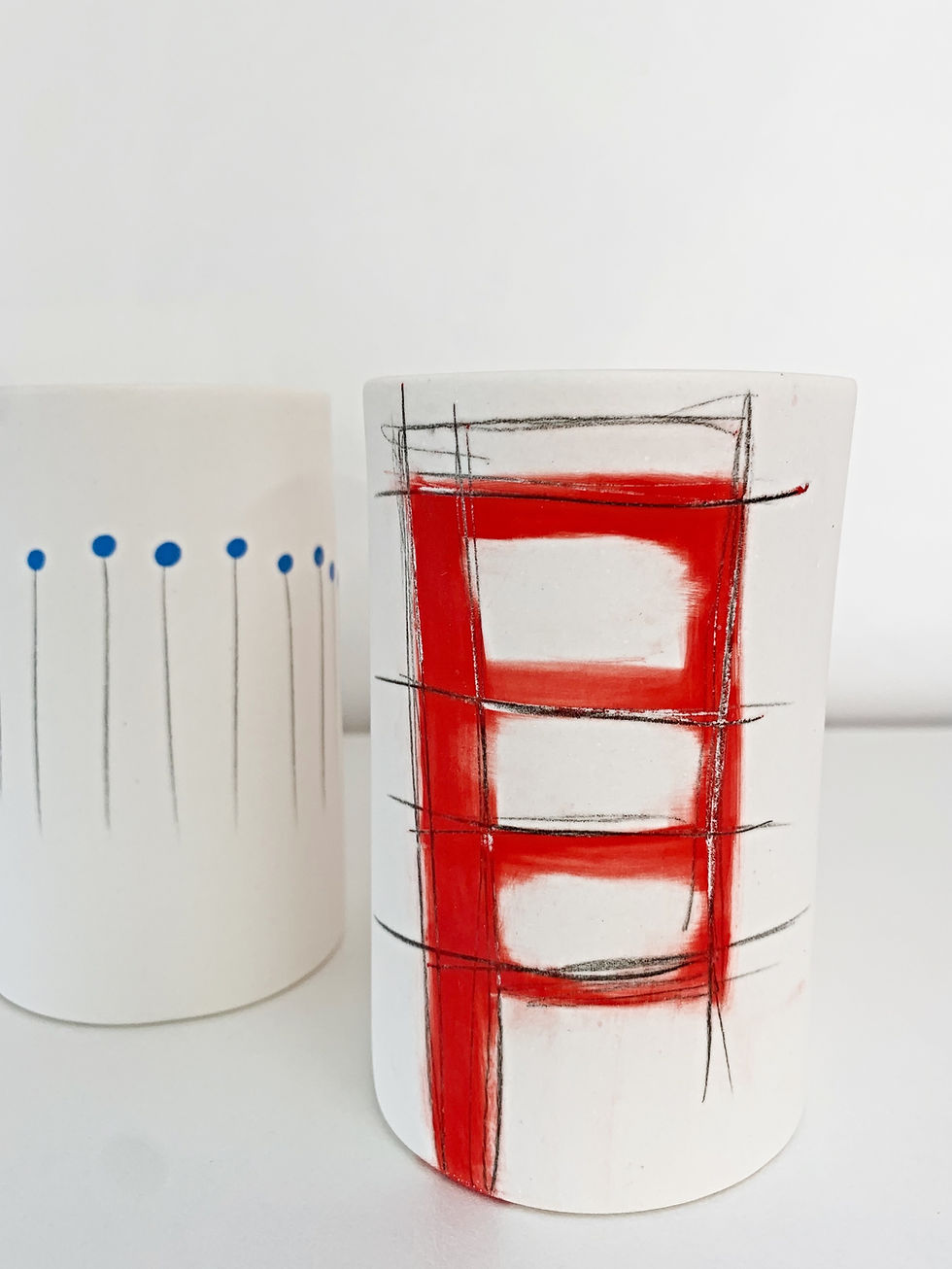 Thumbnail: Small Porcelain Vases