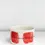 Thumbnail: Porcelain Cylinder Bowl with Red Square and Scribble Design