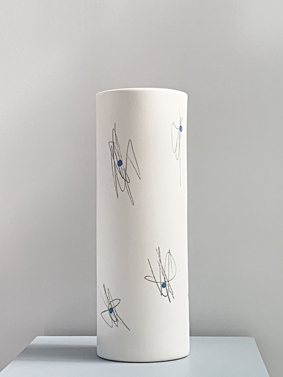 Thumbnail: Small Slim Porcelain Vase