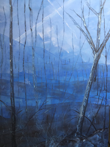 Search Light (sold)
Acrylic on canvas
H 40" W 30" /
H 101.6 cm W 76.2cm