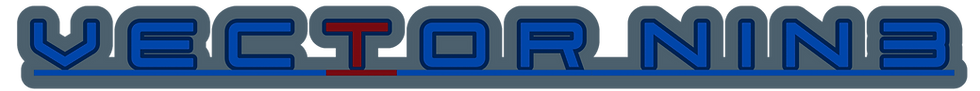 V E C T O R N I N 3 - V E C T O R N I N 3 GRAY BLUE TRI COLOR LOGO.png