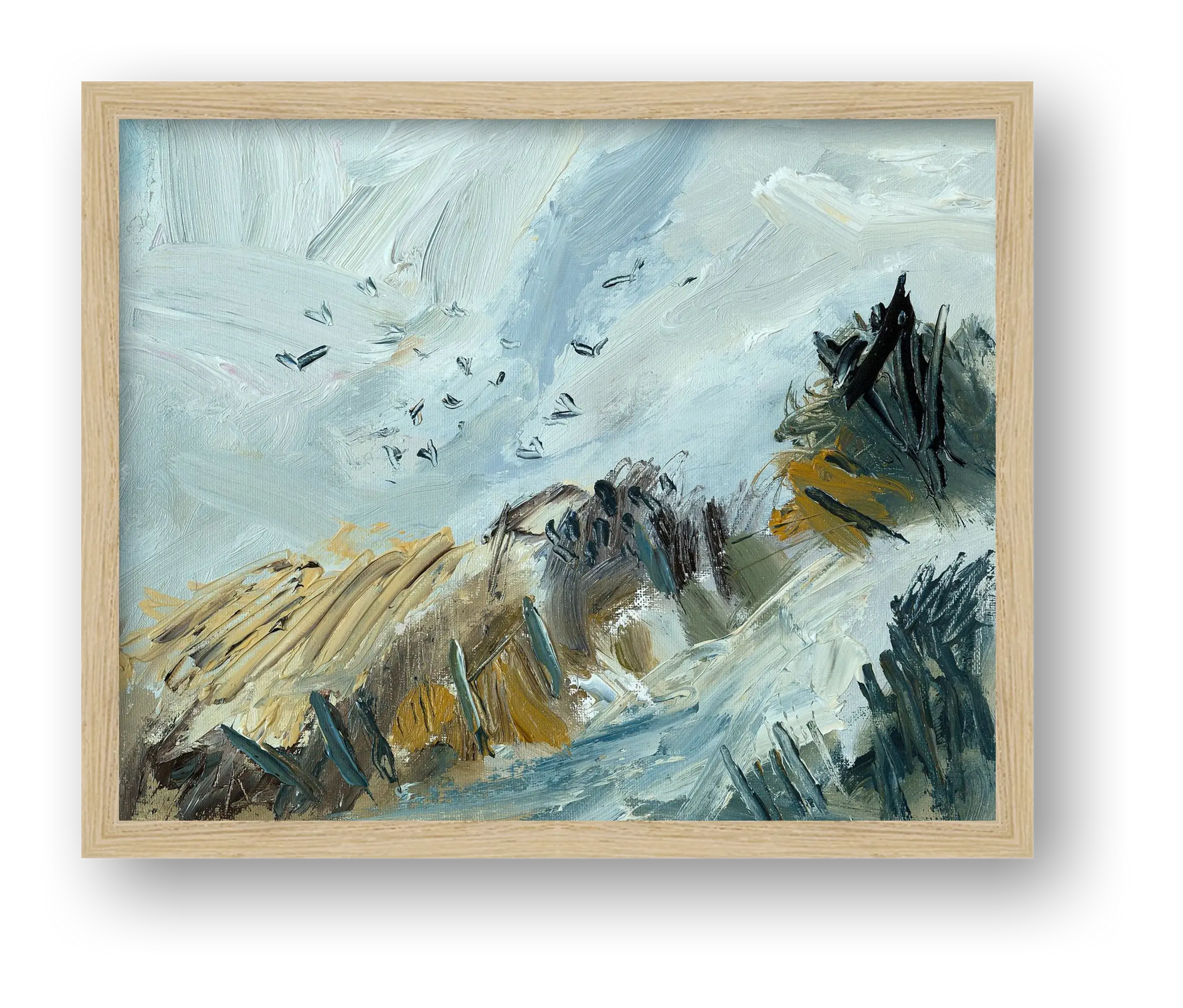 expressive landscape print by Lynn Keddie