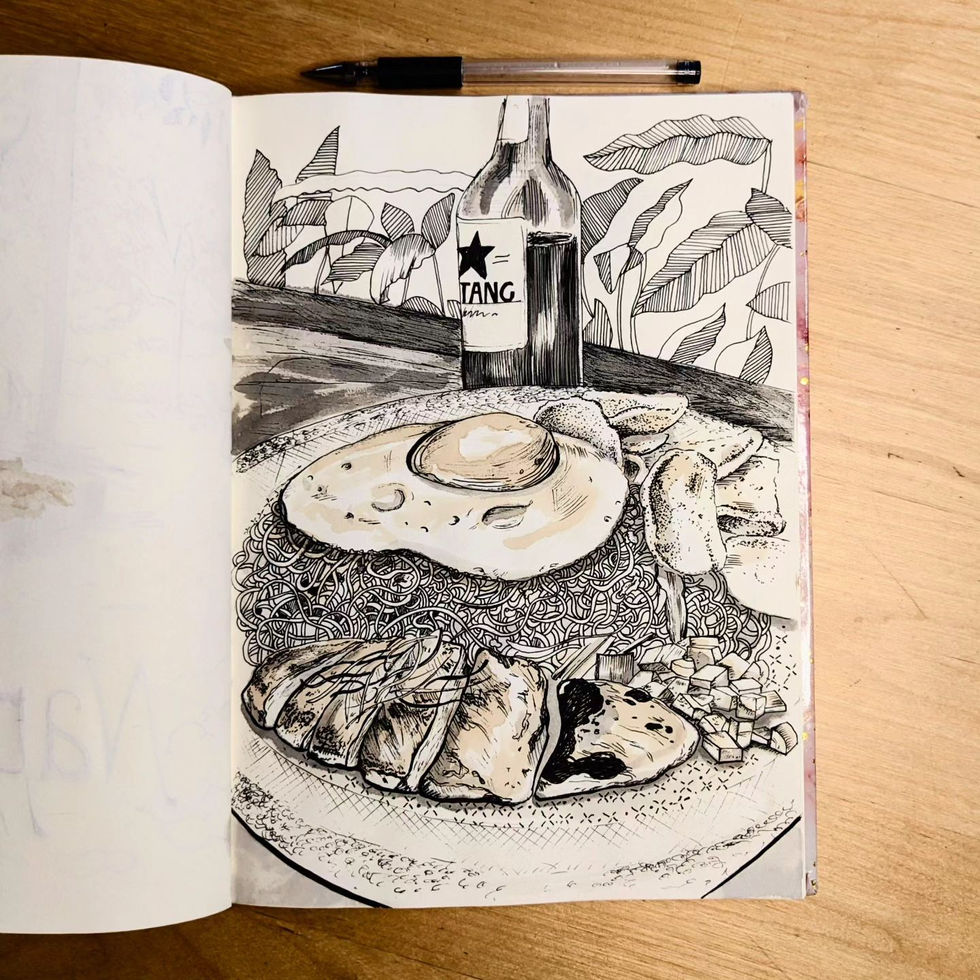 illustration d'un repas