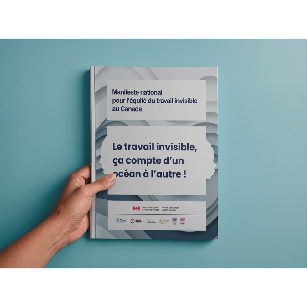 Couverture du manifeste sur le travail invisible - AFEAS