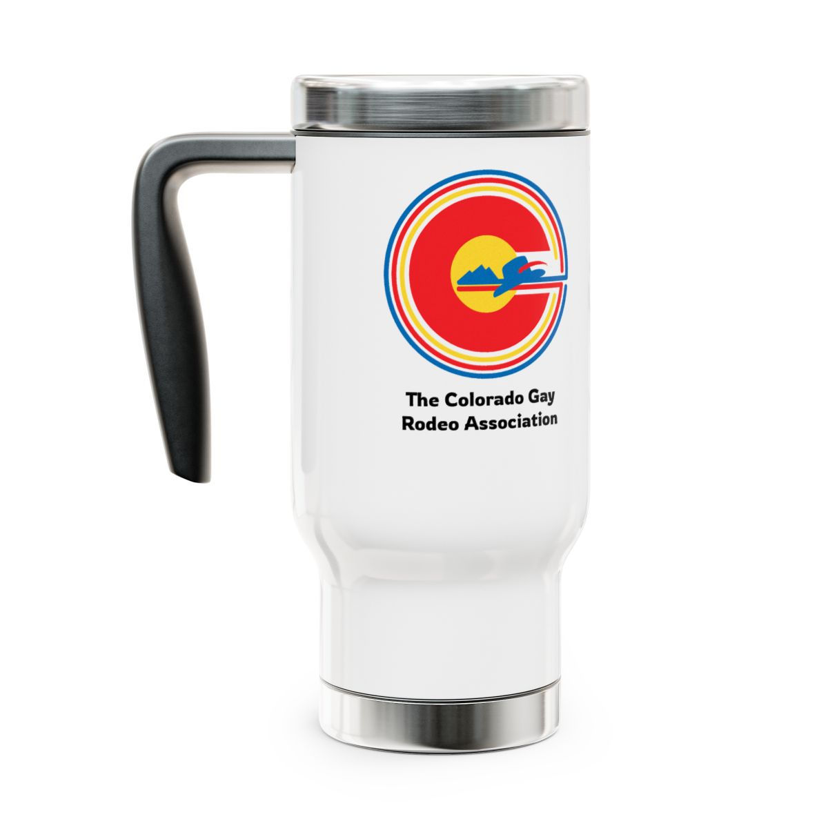 CGRA Stainless Steel Travel Mug with Handle, 14oz