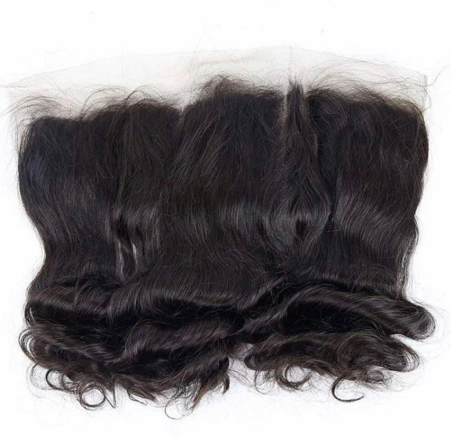 Thumbnail: Loose Wave Hair Bundled + Lace Frontal