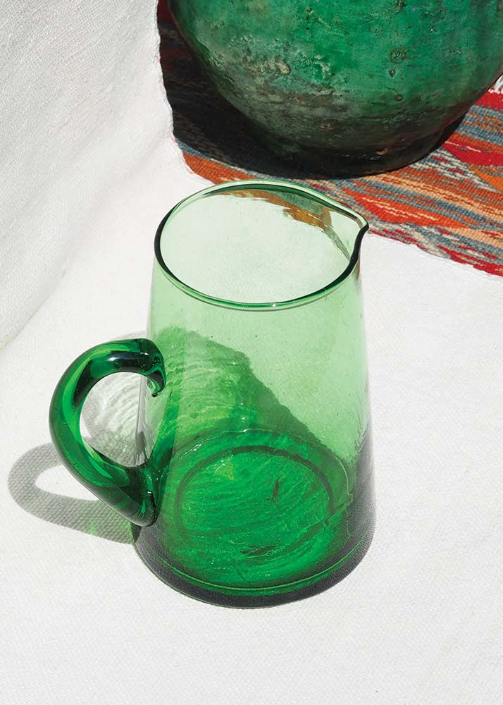 Thumbnail: [se7enlifestyle]Green Glass Cone Vase