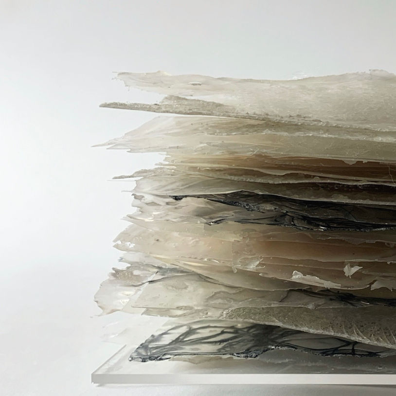 'Delicate Sugar' mixed media sculpture