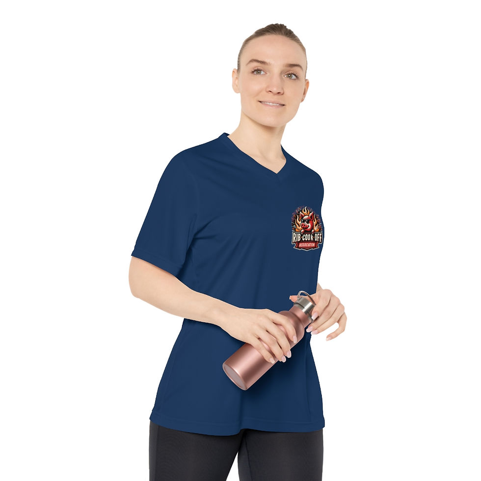 Thumbnail: Women's Performance V-Neck T-Shirt (size up 1 size) Loose fit 2 sizes