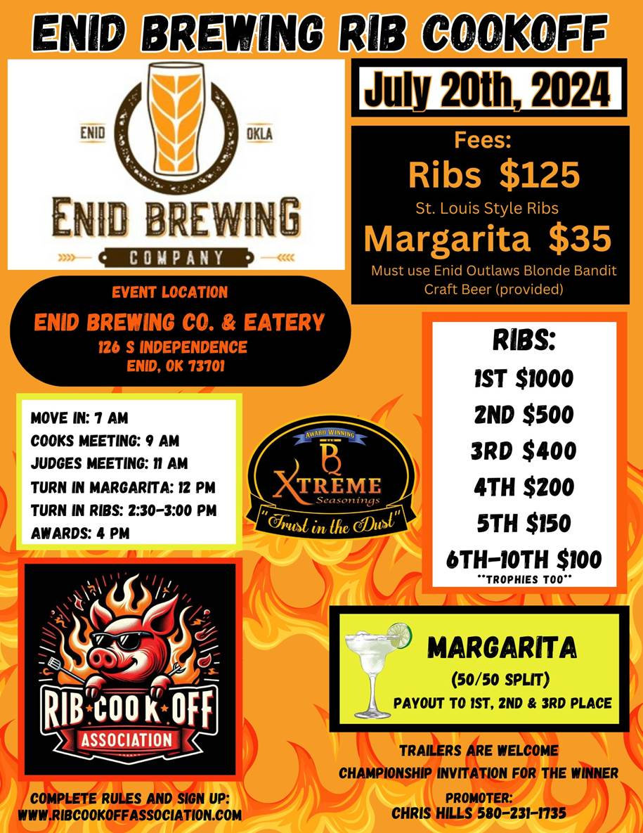 Enid Brewing Rib Cookoff