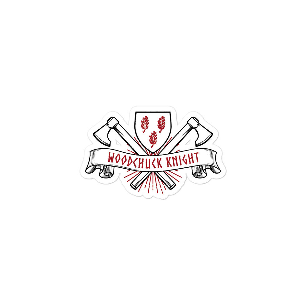 Woodchuck Knight Sticker