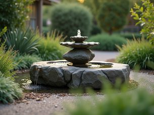 Transform Your Yard with Custom Boulder Fountains