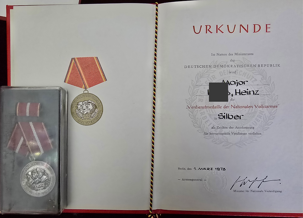 Miniaturbild: Konvolut Grenztruppen Offizier Eisenach