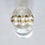 Miniaturbild: 585 GG/WG Damenring 6 Akoya Perlen, 8 Diamanten RG 61,5 / 4,26 Gramm